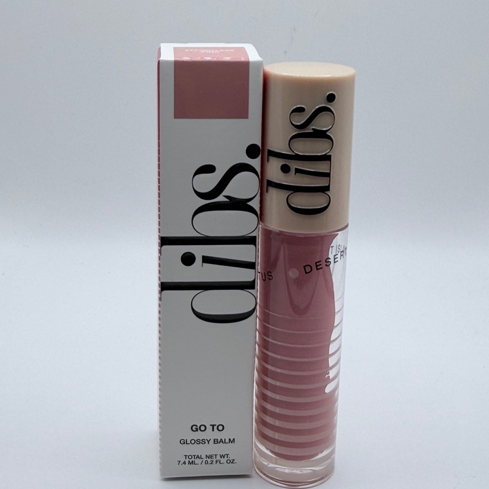 Dibs Go To Glossy Balm in Effortless Pink